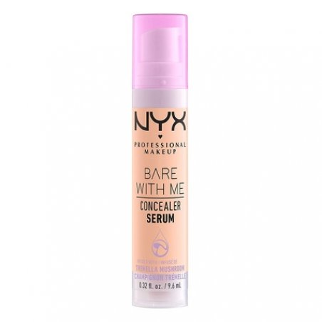 NYX Professional Makeup Bare With Me Concealer Serum Up to 24Hr Hydration Medium Vanilla 0.32 fl oz