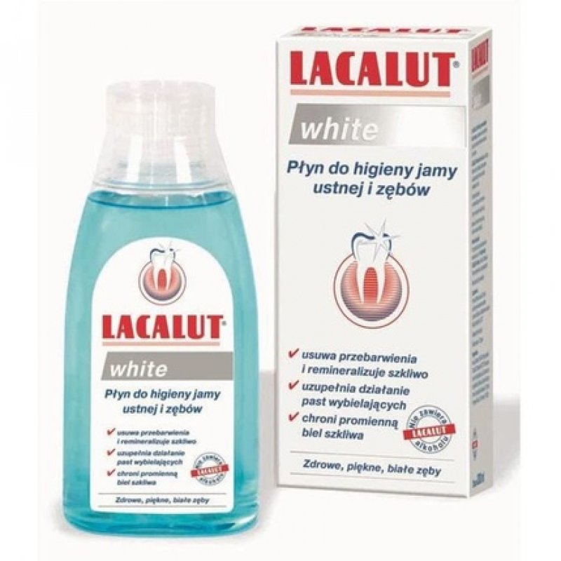 Lacalut Mouthwash White Liquid for Oral Hygiene 300ml