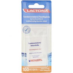LACTONA Inter Sticks Mint Double Ended Toothpicks