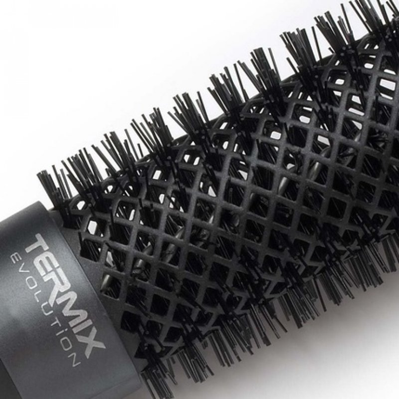 Termix Evolution Plus Hairbrush for Thick Hair with Ionized Bristles Black 37/55mm