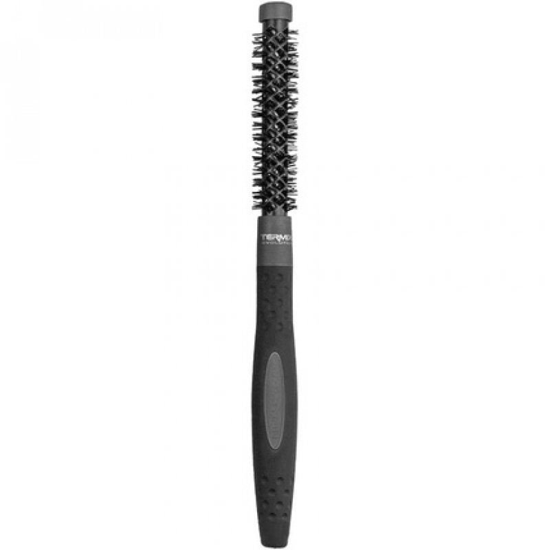 Termix Evolution Plus Ø 12mm Hairbrush for Thick Hair with Ionized Bristles Black