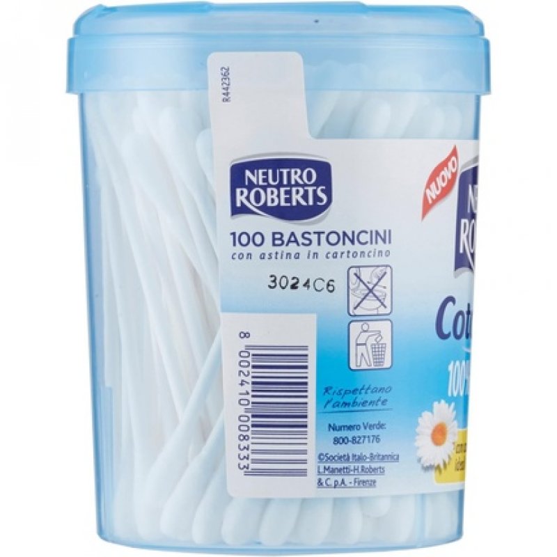 Neutro Roberts Chamomile Extra Soft Cotton Buds 100 Pieces