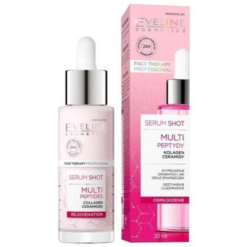 Eveline Serum Shot Treatment Multipeptides Firming Serum for Face Neck and Neckline 30ml