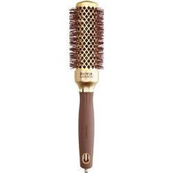 Olivia Garden Expert Blowout Shine Gold & Brown Hairbrush 35mm