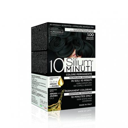 SILIUM 10 Minute Intensive Black Hair Color 1.0 - Nero Intenso