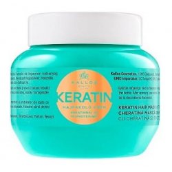 Kallos KJMN Keratin Hair Mask 275ml masque pour cheveux Femmes