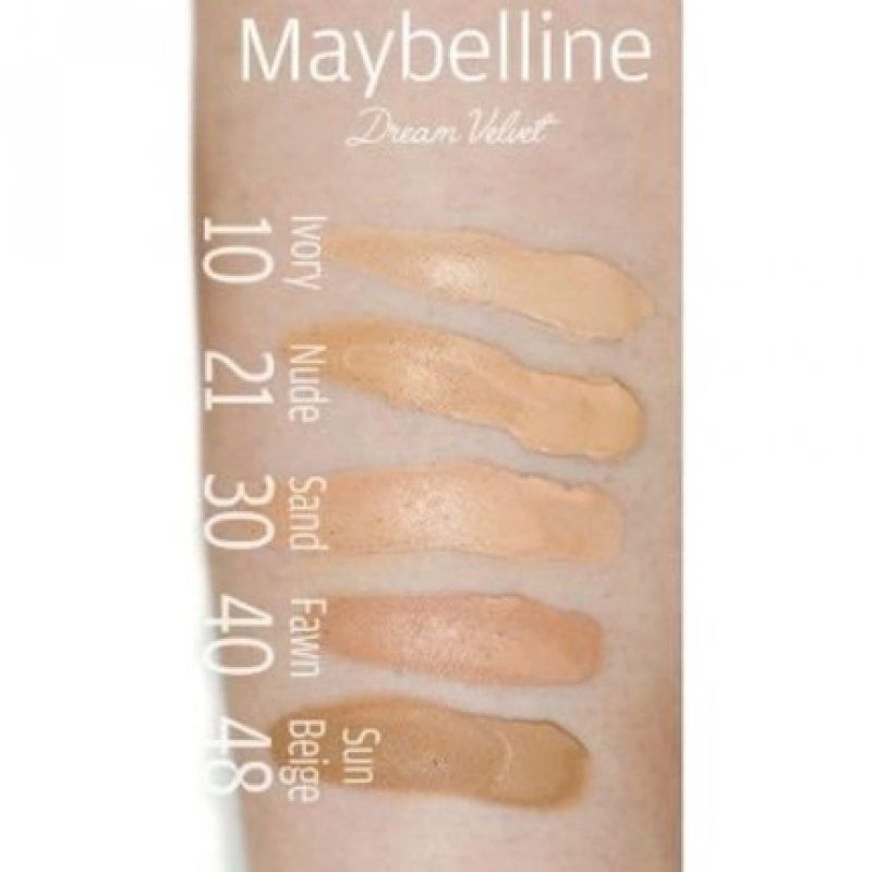 Gemey Maybeline Dream Velours Foundation No.40 Cinnamon 30ml