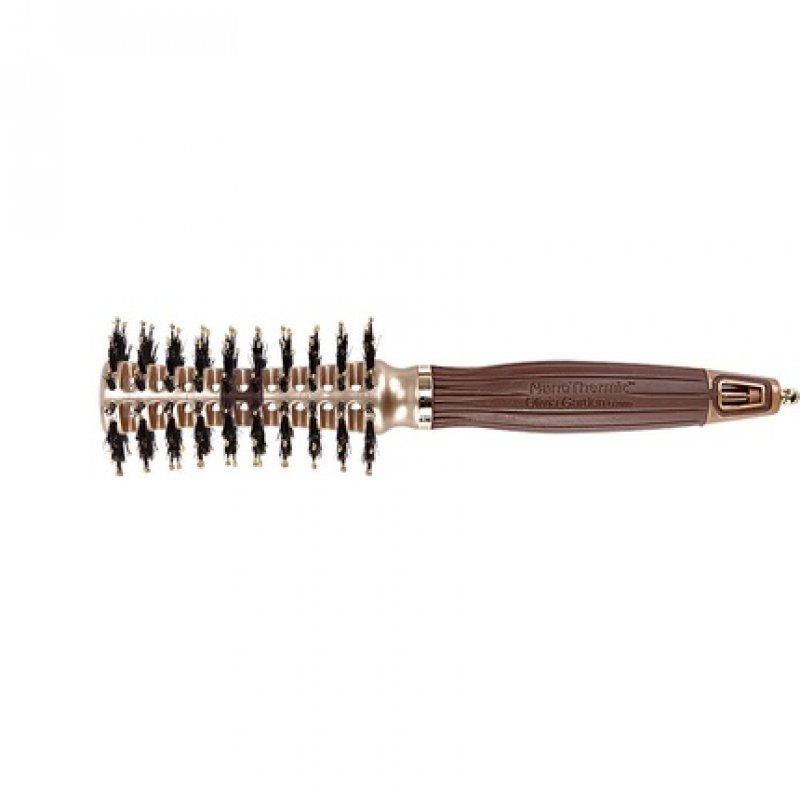 Olivia Garden Nano Thermic Contour Vent Combo Brush Small