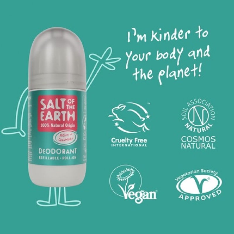 Melon & Cucumber Refillable Roll-On Deodorant