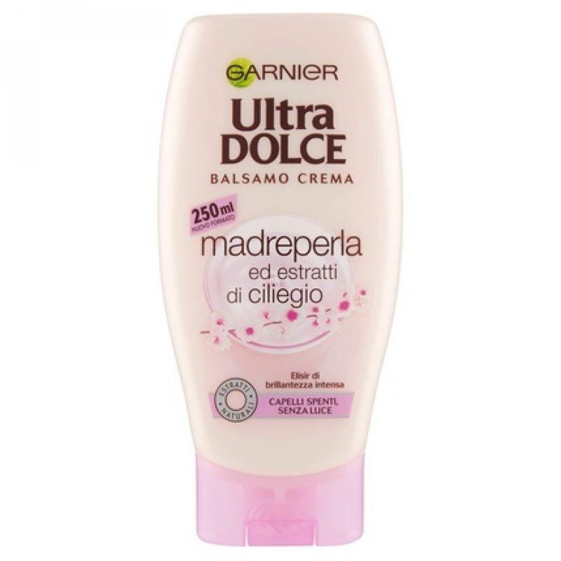 Garnier Ultra Dolce Mother of Pearl and Cherry Blossom Cream Balm for Shiny Hair Without Light, 200 ml