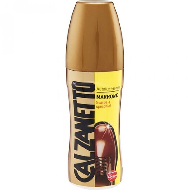 Calzanetto Unisex Adult Self-Shining Shoe Polish Brown 50g