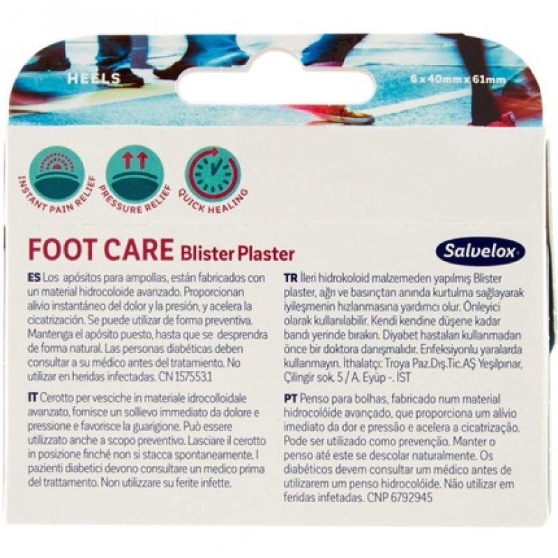 Salvelox Foot Care Patch 6 Pieces