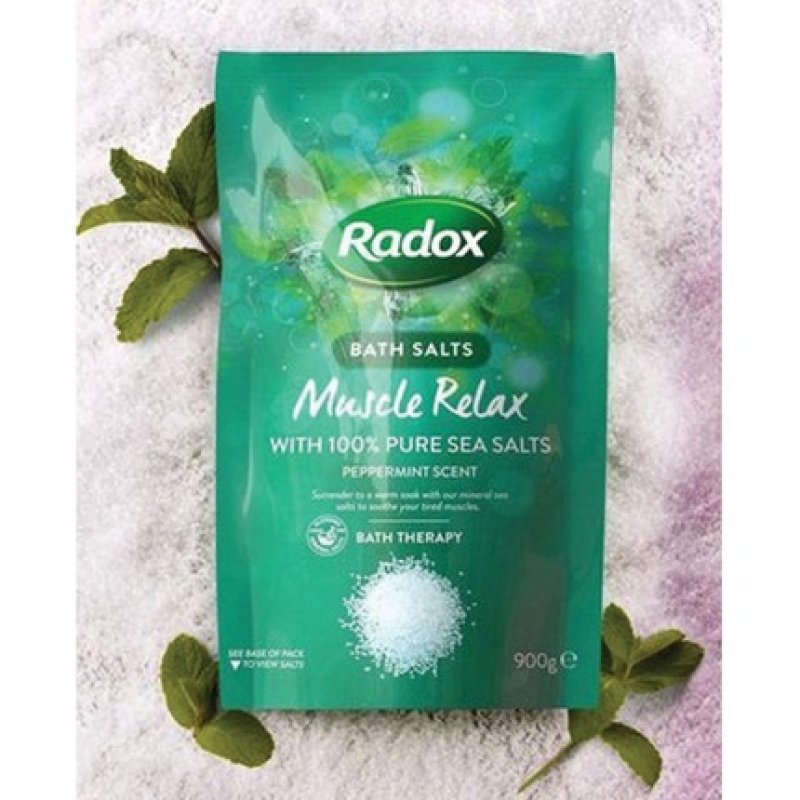 Radox Muscle Relax Peppermint Bath Salts 900g