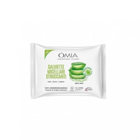 Omia Eco Bio Aloe Vera Micellar Face Cleansing Wipes 20 Wipes