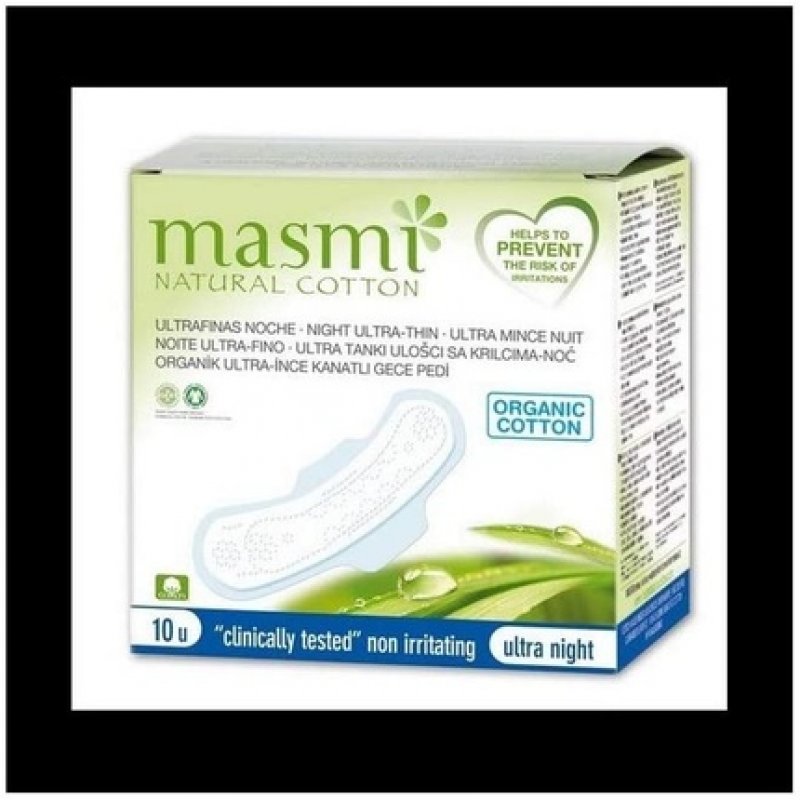 MASMI NATURAL COTTON Bio Ultra Night Pads