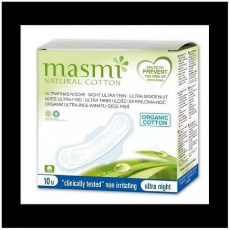 MASMI NATURAL COTTON Bio Ultra Night Pads