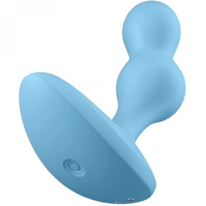 Satisfyer Deep Diver Connect App Bluetooth Anal Plug Blue Silicone Waterproof (IPX7)