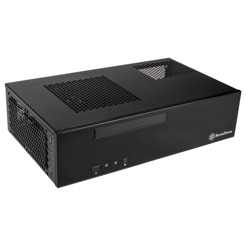 Silverstone SST-ML09B Milo HTPC Gehäuse - schwarz