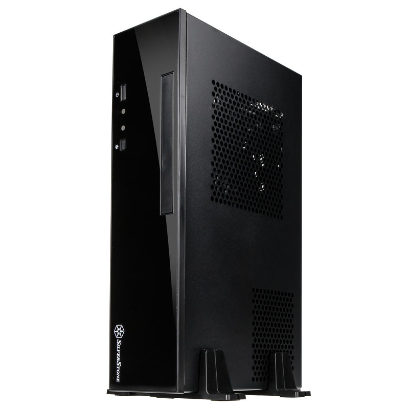 Silverstone SST-ML09B Milo HTPC Gehäuse - schwarz