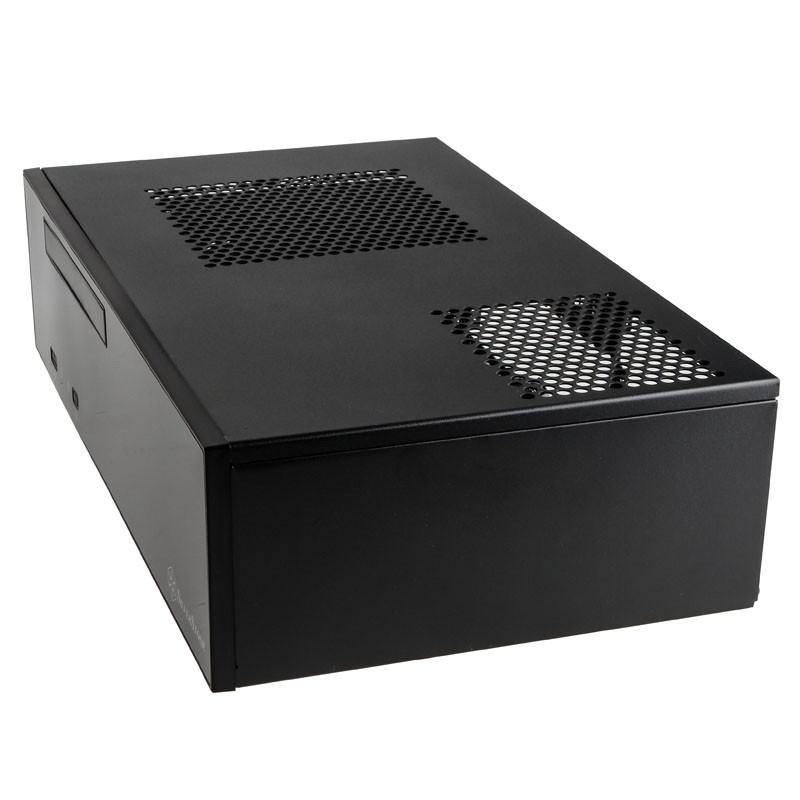 Silverstone SST-ML09B Milo HTPC Gehäuse - schwarz