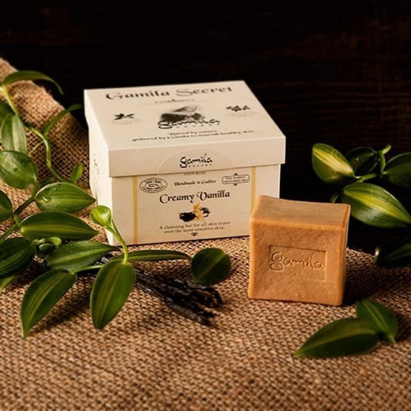Gamila Secret Creamy Vanilla Savon en pain 115 g 1 pièce(s)