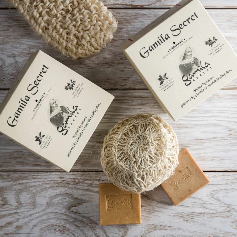 Gamila Secret Creamy Vanilla Cleansing Bar for Normal to Dry Skin 115g