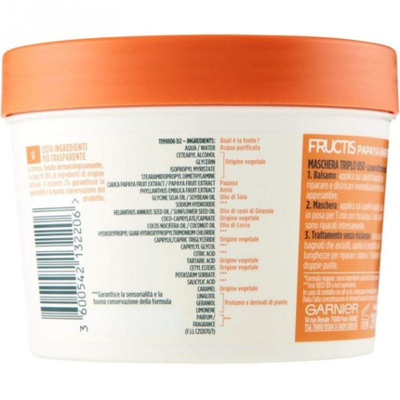 Fructis Papaya Repair Hair Mask 390ml