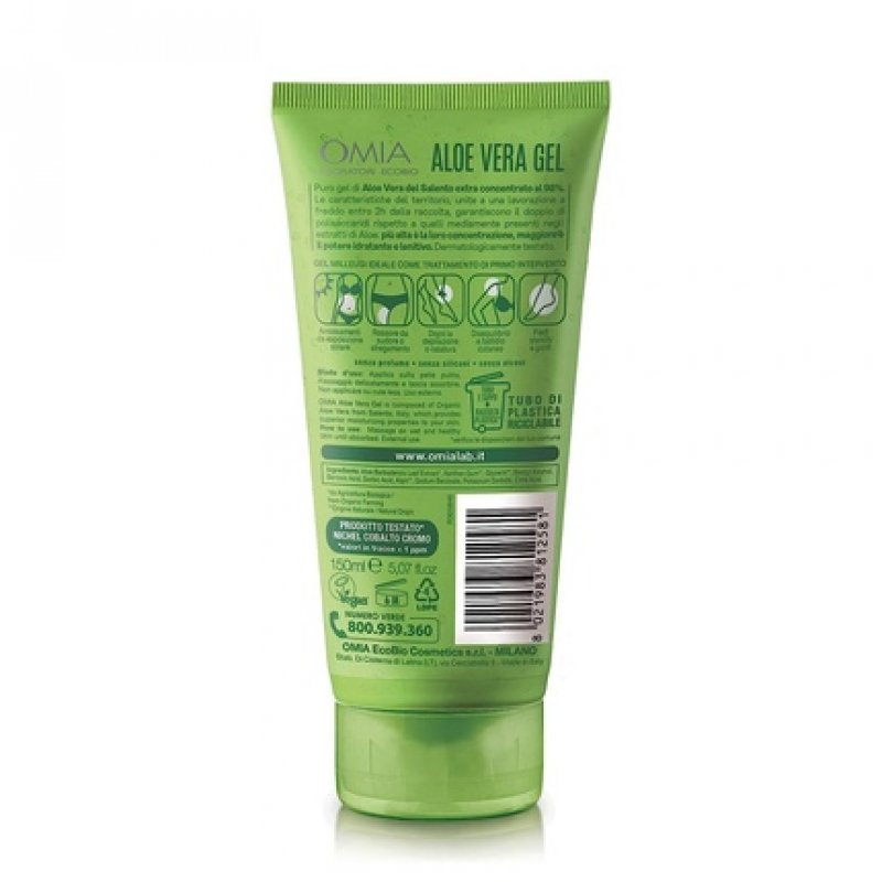 Omia Eco Bio Gel with 98% Aloe Vera from Salento 150ml