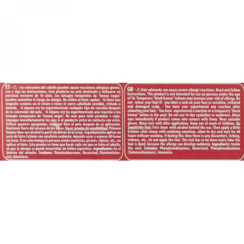 Exitenn Hair Colour Permanent Colour 60ml