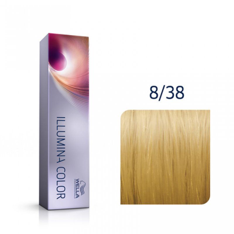 Wella Illumina Color 8/38 Blond Clair Doré Perlé 60 ml