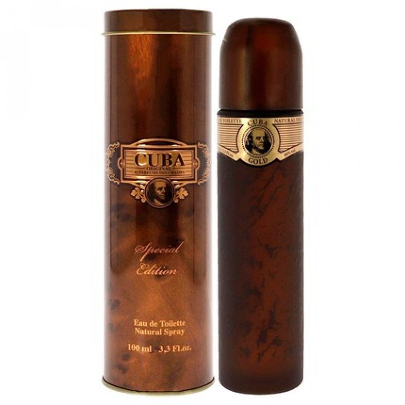 Cuba Gold Special Edition Eau De Toilette Spray for Men 3.4 Ounce