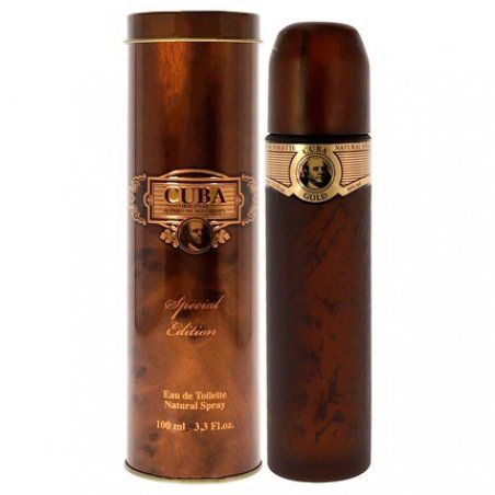 Cuba Gold Special Edition Eau De Toilette Spray for Men 3.4 Ounce