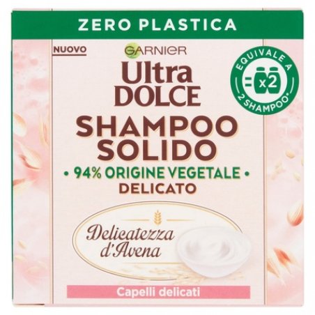 Garnier Ultra Dolce Solid Shampoo With Oat For Sensitive Skin & Hair 60g