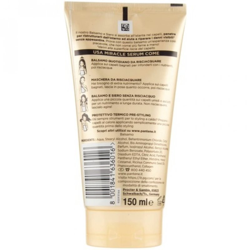 Pantene Pro-V 3 Minute Miracle Regenerate and Protect Conditioner 150ml