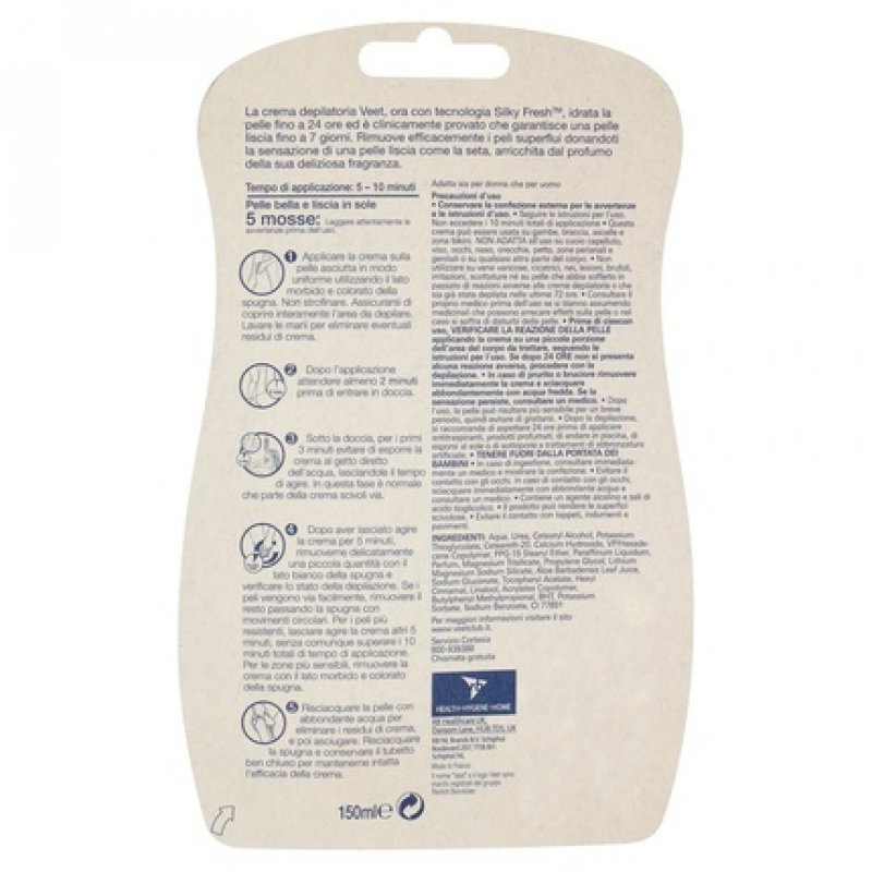 In-Shower Sensitive Skin Depilatory Cream 150ml