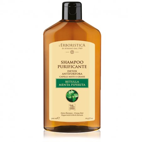 Erboristica di Athena's Shampoo with Birch and Mint Extract 300ml Oily Hair