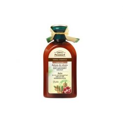 Green Pharmacy Cosmetics Balm for Dry Hair with Argan Oil and Pomegranate 300ml
