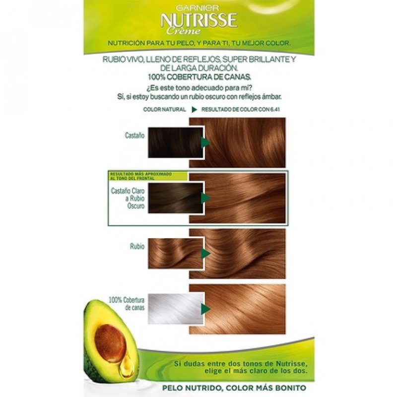 Garnier Nutrisse Crème Nourishing Hair Color 6.41 Intense Brown