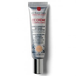 Erborian CC Cream with Centella Asiatica Lightweight Skin Perfector Tinted Moisturiser and Brightening Face Cream Fair