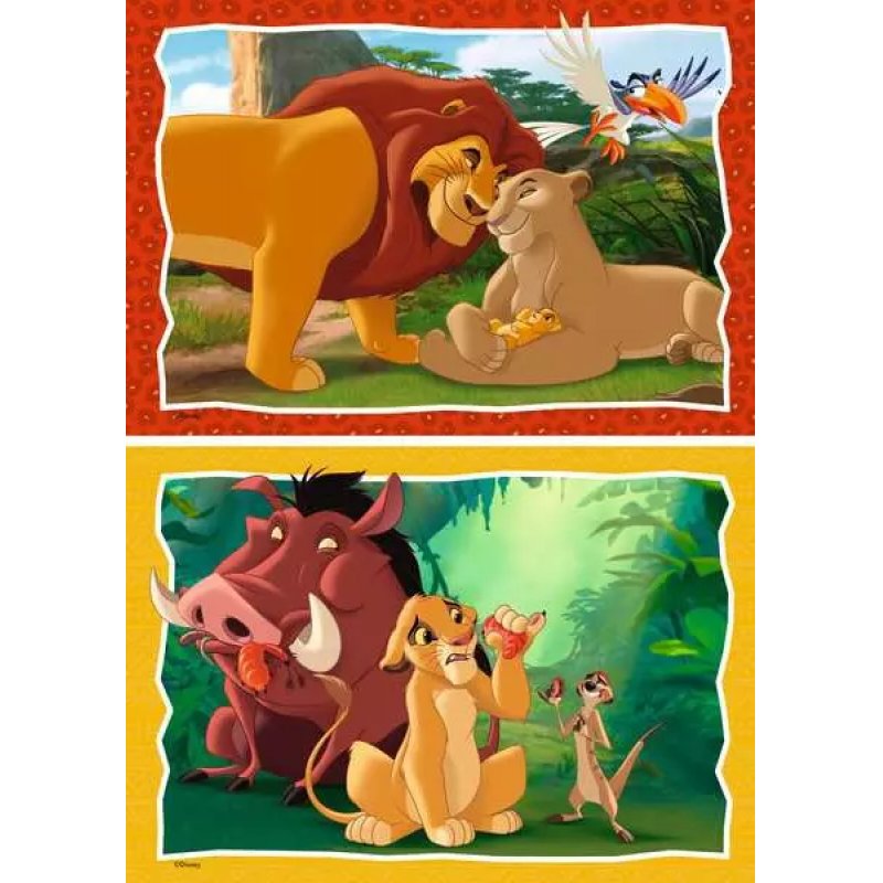 Kinderpuzzle Disney Classics Kreis des Lebens (2x 24 Teile)