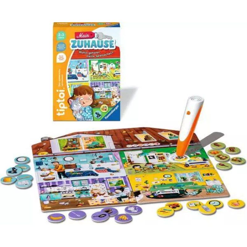 Ravensburger tiptoi 00196 jeu de société Mein Zuhause 10 min Education
