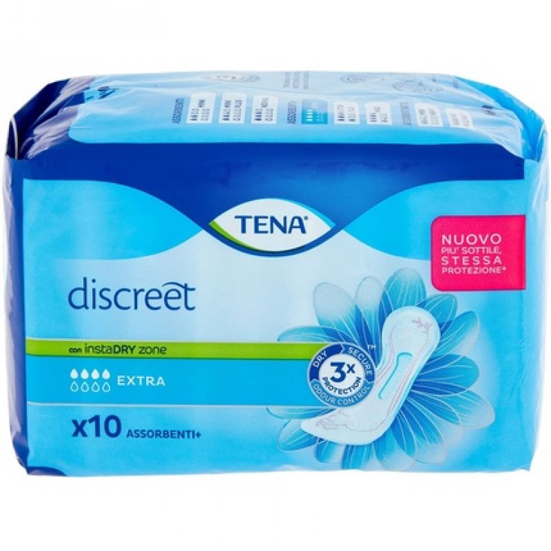 Tena Discreet Extra 10 Pieces