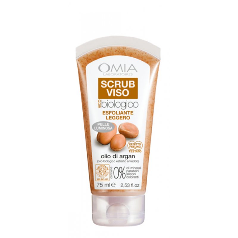 Omia Eco Bio Face Scrub with Argan Oil 75ml