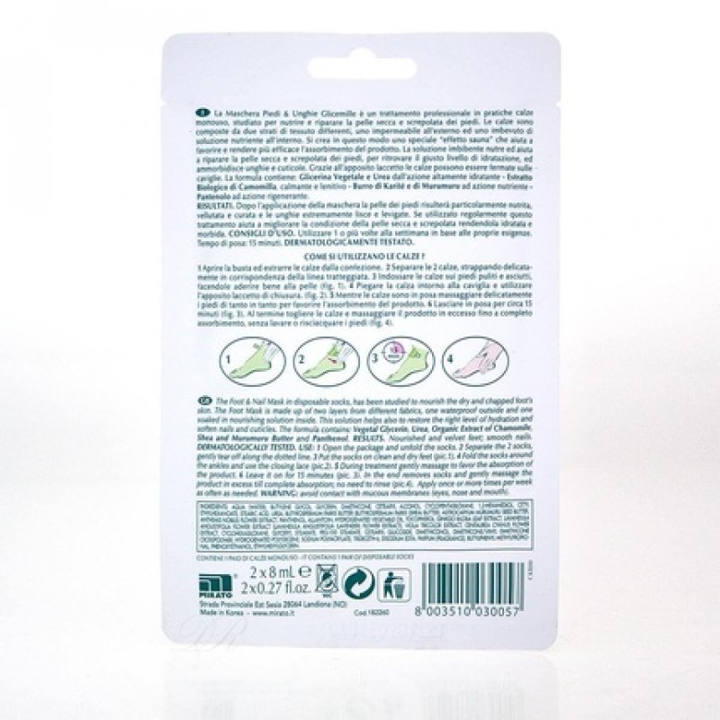 Glicemille Nutritive Foot and Nail Mask