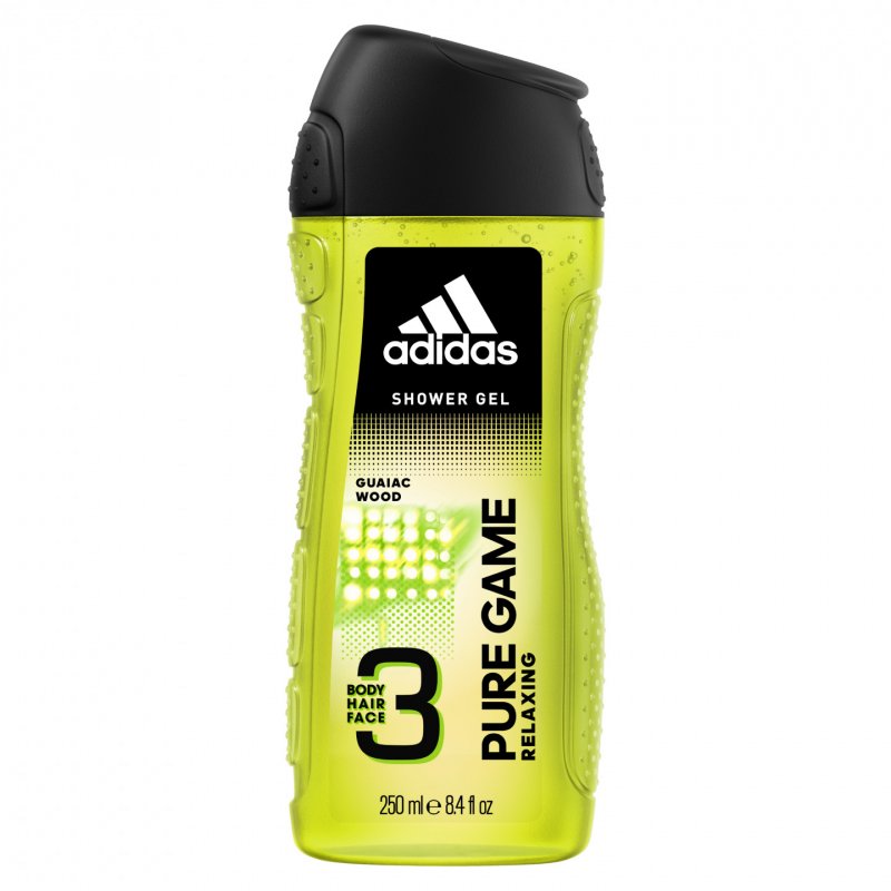 Adidas Pure Game Hair and Body Shower Gel 250ml