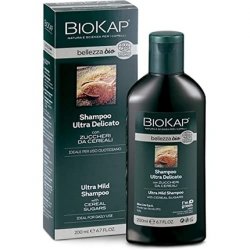 BIOKAP BELLEZZA BIO Ultra Mild Shampoo 200ml - Vegan Organic Formula with Plant-Based Ingredients