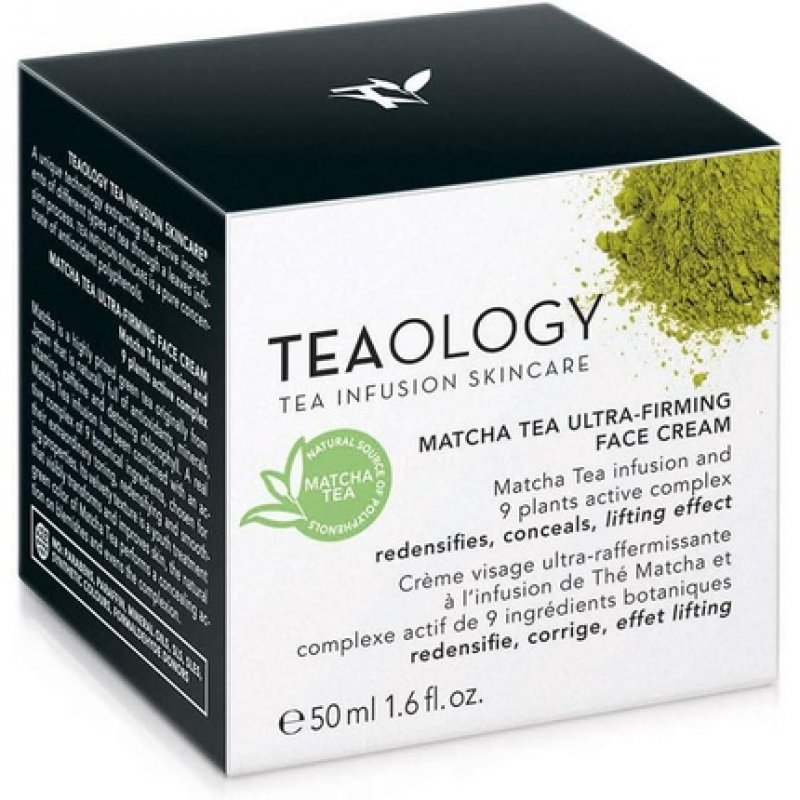 Teaology Matcha Tea Ultra-Firming Cream 50ml Anti-Aging Face Care with Matcha Tea and Mineral Pigments - Vegan