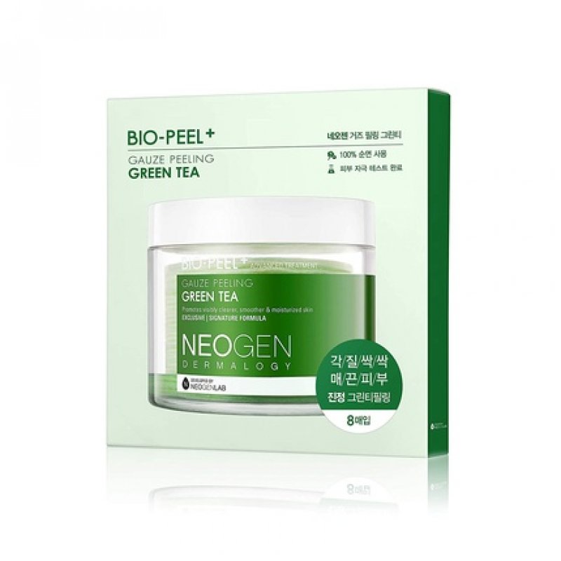 NEOGENLAB DERMALOGY Bio-Peel Gauze Peeling Pads with Green Tea 8 Count