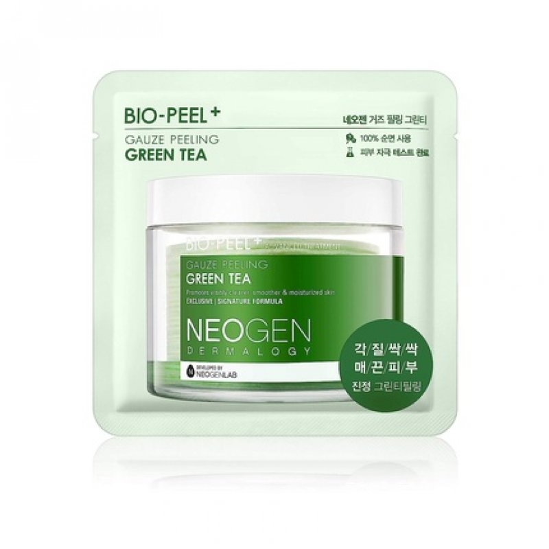 NEOGENLAB DERMALOGY Bio-Peel Gauze Peeling Pads with Green Tea 8 Count