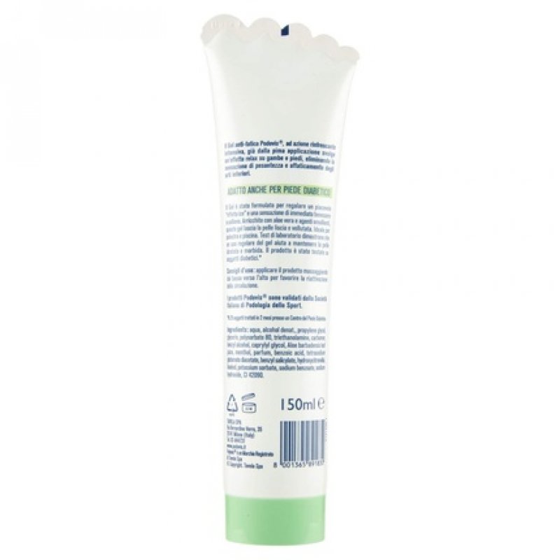 Podovis Anti-Path Gel Refreshing and Deactivating Tired Leg Cream Immediate Relief Soft and Moisturizing Skin
